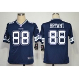 nike nfl jerseys dallas cowboys #88 bryant blue（game）