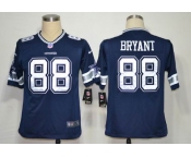 nike nfl jerseys dallas cowboys #88 bryant blue（game）