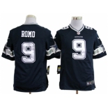 nike nfl jerseys dallas cowboys #9 romo grey blue[game]