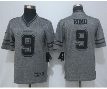 nike nfl jerseys dallas cowboys #9 tony romo gray[game]