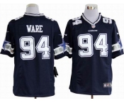 nike nfl jerseys dallas cowboys #94 ware blue[game]