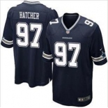 nike nfl jerseys dallas cowboys #97 hatcher blue[game]