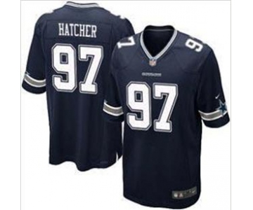 nike nfl jerseys dallas cowboys #97 hatcher blue[game]