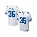 Men Nike Dallas Cowboys #35 Kavon Frazier Elite White NFL Jersey