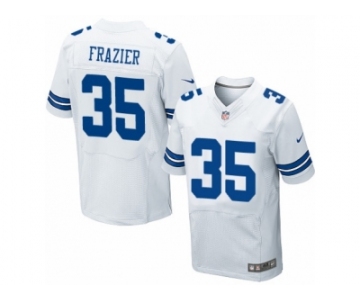 Men Nike Dallas Cowboys #35 Kavon Frazier Elite White NFL Jersey