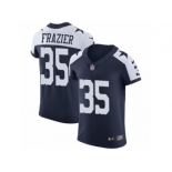 Men Nike Dallas Cowboys #35 Kavon Frazier Navy Blue Alternate Vapor Untouchable Elite Player NFL Jersey