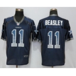 Men Nike Dallas Cowboys Dallas Cowboys #11 Cole Beasley Drift Fashion Elite Blue Jersey