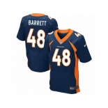 Men Nike Denver Broncos #48 Shaquil Barrett Elite Navy Blue Alternate NFL Jersey