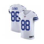 Men's Cowboys #88 CeeDee Lamb Nike White Vapor Untouchable Elite Jersey