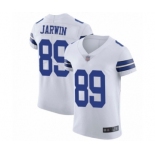 Men's Dallas Cowboys #89 Blake Jarwin White Vapor Untouchable Elite Player Football Jersey