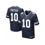 Men's Nike Dallas Cowboys #10 Ryan Switzer Elite Navy Blue Team Color NFL Jersey