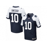 Men's Nike Dallas Cowboys #10 Ryan Switzer Elite Navy Blue Throwback Alternate NFL Jersey