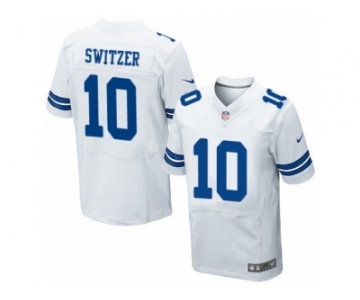 Men's Nike Dallas Cowboys #10 Ryan Switzer Elite White NFL Jersey