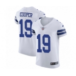 Men's Nike Dallas Cowboys #19 Amari Cooper White Vapor Untouchable Elite Player NFL Jersey