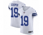 Men's Nike Dallas Cowboys #19 Amari Cooper White Vapor Untouchable Elite Player NFL Jersey