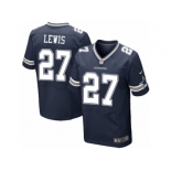 Men's Nike Dallas Cowboys #27 Jourdan Lewis Elite Navy Blue Team Color NFL Jersey