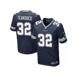 Men's Nike Dallas Cowboys #32 Orlando Scandrick Elite Navy Blue Team Color NFL Jersey