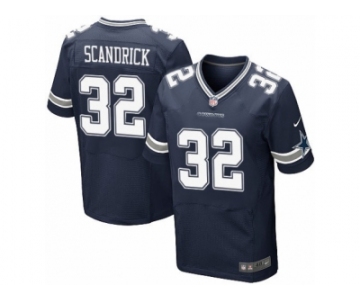 Men's Nike Dallas Cowboys #32 Orlando Scandrick Elite Navy Blue Team Color NFL Jersey