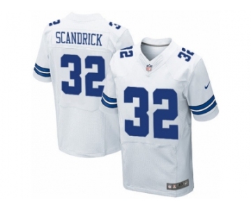 Men's Nike Dallas Cowboys #32 Orlando Scandrick Elite White NFL Jersey