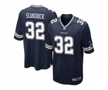 Men's Nike Dallas Cowboys #32 Orlando Scandrick Game Navy Blue Team Color NFL Jersey