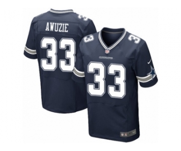 Men's Nike Dallas Cowboys #33 Chidobe Awuzie Elite Navy Blue Team Color NFL Jersey