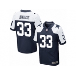 Men's Nike Dallas Cowboys #33 Chidobe Awuzie Elite Navy Blue Throwback Alternate NFL Jersey