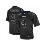 Men's Nike Dallas Cowboys #4 Dak Prescott Elite Lights Out Black NFL Jersey