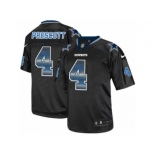 Men's Nike Dallas Cowboys #4 Dak Prescott Elite Lights Out Black Strobe NFL Jersey