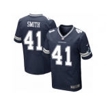 Men's Nike Dallas Cowboys #41 Keith Smith Elite Navy Blue Team Color NFL Jersey