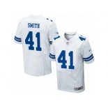 Men's Nike Dallas Cowboys #41 Keith Smith Elite White NFL Jersey