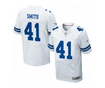 Men's Nike Dallas Cowboys #41 Keith Smith Elite White NFL Jersey