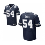 Men's Nike Dallas Cowboys #54 Jaylon Smith Elite Navy Blue Team Color NFL Jersey