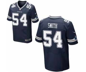 Men's Nike Dallas Cowboys #54 Jaylon Smith Elite Navy Blue Team Color NFL Jersey