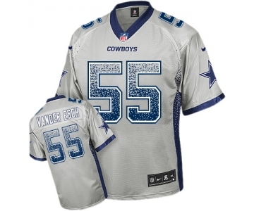 Men's Nike Dallas Cowboys #55 Leighton Vander Esch Elite Grey Drift Fashion NFL Jersey