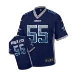 Men's Nike Dallas Cowboys #55 Leighton Vander Esch Elite Navy Blue Drift Fashion NFL Jersey