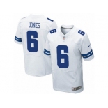 Men's Nike Dallas Cowboys #6 Chris Jones Elite White NFL Jersey