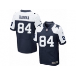 Men's Nike Dallas Cowboys #84 James Hanna Elite Navy Blue Throwback Alternate NFL Jersey