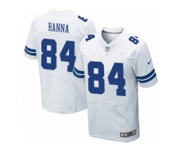 Men's Nike Dallas Cowboys #84 James Hanna Elite White NFL Jersey