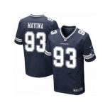 Men's Nike Dallas Cowboys #93 Benson Mayowa Elite Navy Blue Team Color NFL Jersey