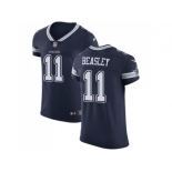 Nike Dallas Cowboys #11 Cole Beasley Navy Blue Team Color Men Stitched NFL Vapor Untouchable Elite Jersey