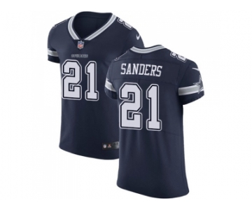 Nike Dallas Cowboys #21 Deion Sanders Navy Blue Team Color Men Stitched NFL Vapor Untouchable Elite Jersey