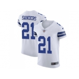 Nike Dallas Cowboys #21 Deion Sanders White Men Stitched NFL Vapor Untouchable Elite Jersey