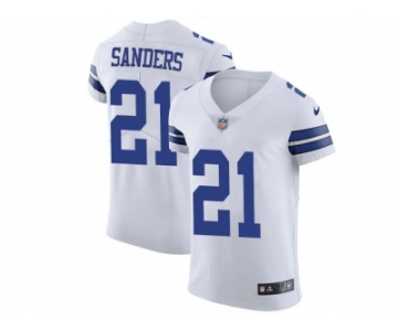 Nike Dallas Cowboys #21 Deion Sanders White Men Stitched NFL Vapor Untouchable Elite Jersey