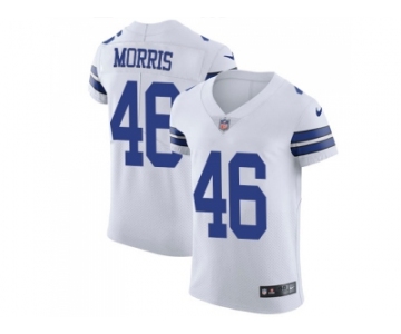 Nike Dallas Cowboys #46 Alfred Morris White Men Stitched NFL Vapor Untouchable Elite Jersey