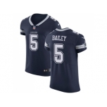 Nike Dallas Cowboys #5 Dan Bailey Navy Blue Team Color Men Stitched NFL Vapor Untouchable Elite Jersey