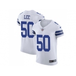 Nike Dallas Cowboys #50 Sean Lee White Men Stitched NFL Vapor Untouchable Elite Jersey