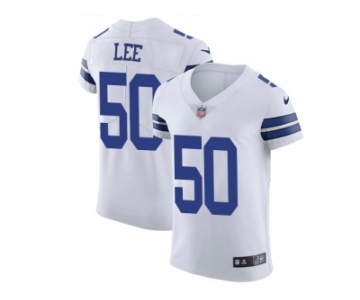 Nike Dallas Cowboys #50 Sean Lee White Men Stitched NFL Vapor Untouchable Elite Jersey