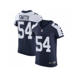 Nike Dallas Cowboys #54 Jaylon Smith Navy Blue Thanksgiving Men Stitched NFL Vapor Untouchable Throwback Elite Jersey