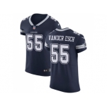 Nike Dallas Cowboys #55 Leighton Vander Esch Navy Blue Team Color Men Stitched NFL Vapor Untouchable Elite Jersey