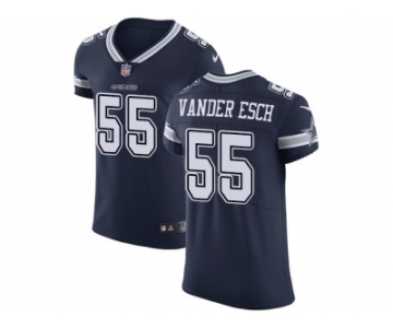 Nike Dallas Cowboys #55 Leighton Vander Esch Navy Blue Team Color Men Stitched NFL Vapor Untouchable Elite Jersey